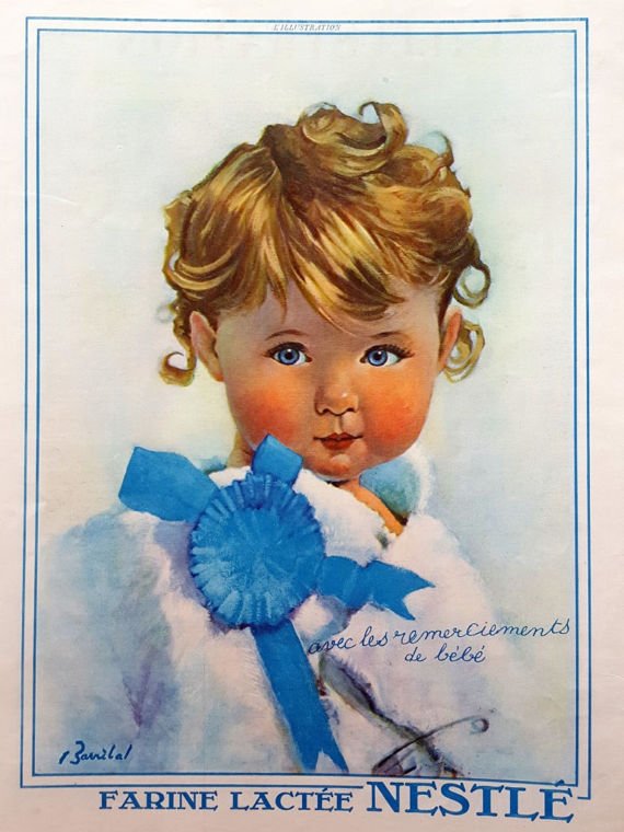 OldMagazin's tweet photo. Nestle baby milk poster, https://t.co/65hzAU9I7n via @EtsySocial #vintageposter #Etsymntt #oldmagazineads #advertisingprint https://t.co/HZHS4CoiJt