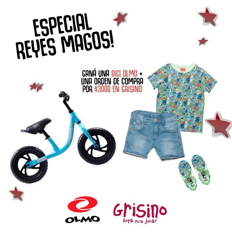 No, no es una broma del #DiaDeLosInocentes. Sorteamos una bici Circus + una orden de compra por $3000 en Grisino. ¡Dale RT para participar, y sumá chances siguiéndonos en IG y en FB!