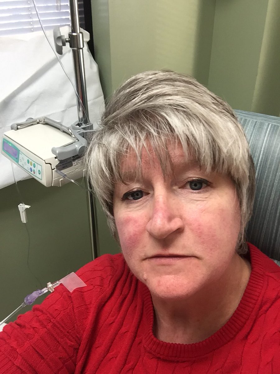 yogi33's tweet photo. Chemo dose No. 1 - so far, so good. https://t.co/pEnAR2BDRC