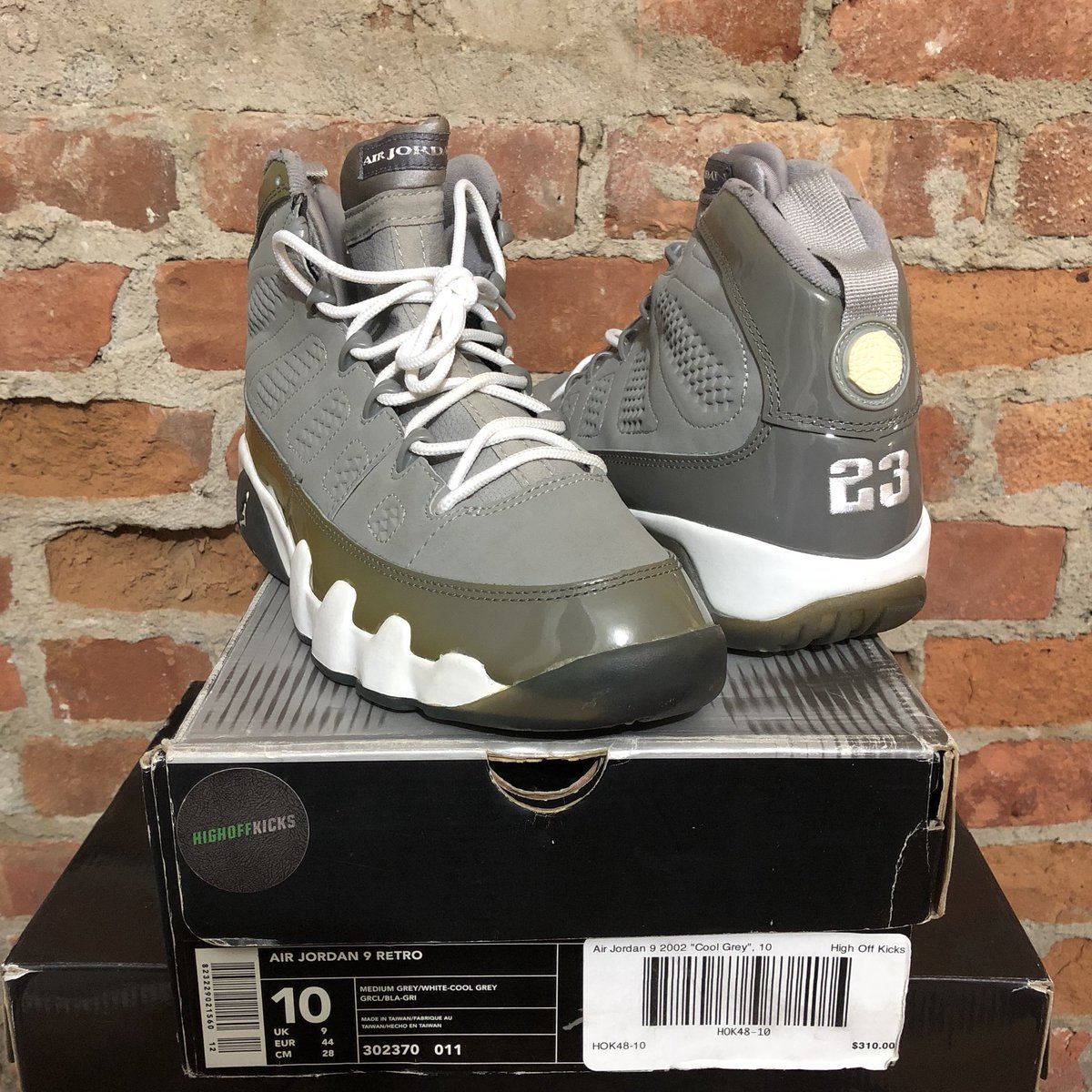 Air Jordan 9 Retro Cool Grey shoes
