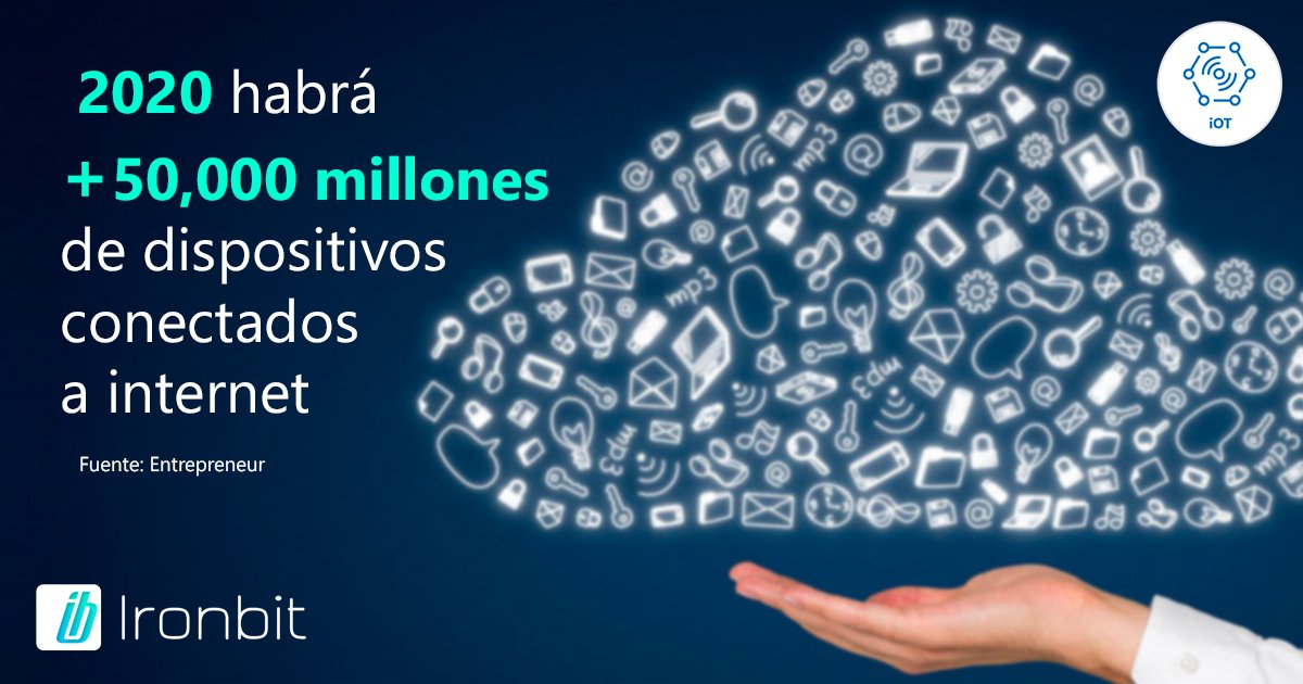 Cada vez estamos más conectados, por eso #IOT es tan relevante