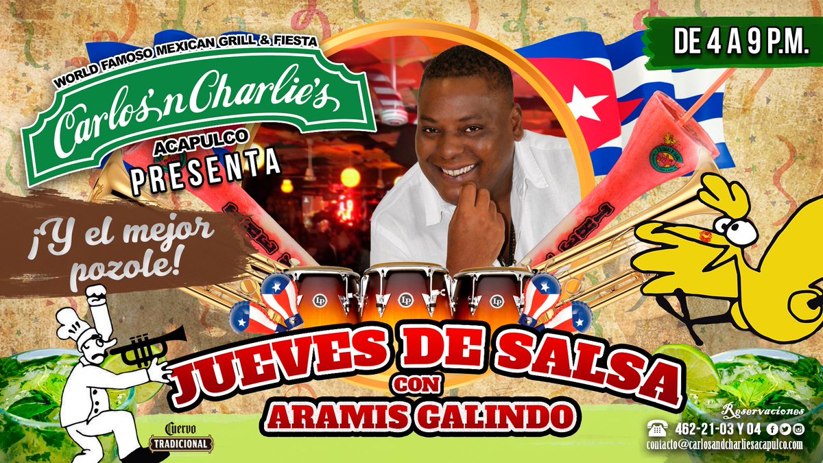 AcaCharlies's tweet photo. EL favorito... ¡Jueves de Salsa y Pozole!
#AcaCharlies #AmigosAtendiendoAmigos https://t.co/qgquZiiREr
