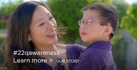 22qFoundation's tweet photo. First learning about 22q11.2 deletion or duplication can be overwhelming - hear from parents about managing the diagnosis, taking the next steps and how to live and thrive with 22q!  Watch video here - https://t.co/flbii1OTgx #MyChildHas22q  #22qawareness https://t.co/GvLBCK7edc