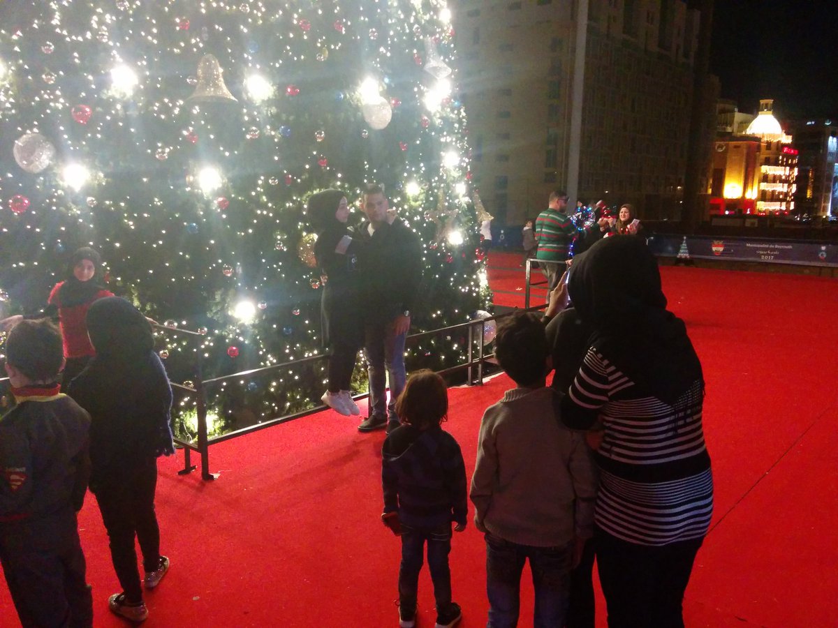 weddady's tweet image. In Beirut, the city's Christmas tree is a big attraction for Muslims. #ComplexRelations