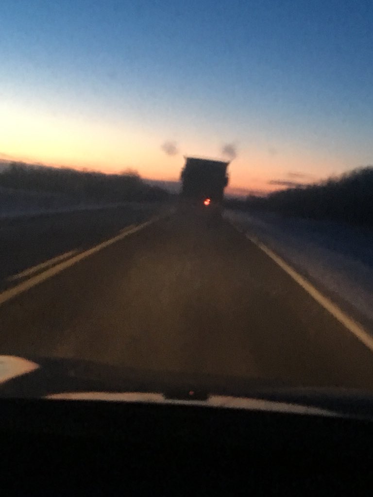 MathewHeppner's tweet photo. Lesson of the day-  don’t use a stove pipe and blow torch to warm up truck motors.   On the way to the hospital.  #meltedgaskets https://t.co/0D8es3cvfd