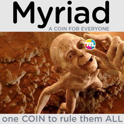 keepmyshirt's tweet photo. Really think @myriadcoin is #TheOneCrypto to rule them all. 😂 #telegramTim #nailedit! #xmy $xmy nice #myriadcoin #crossover from #myriad to #LOTR who else is a #Tolkien fan? https://t.co/Jl58zewrsk