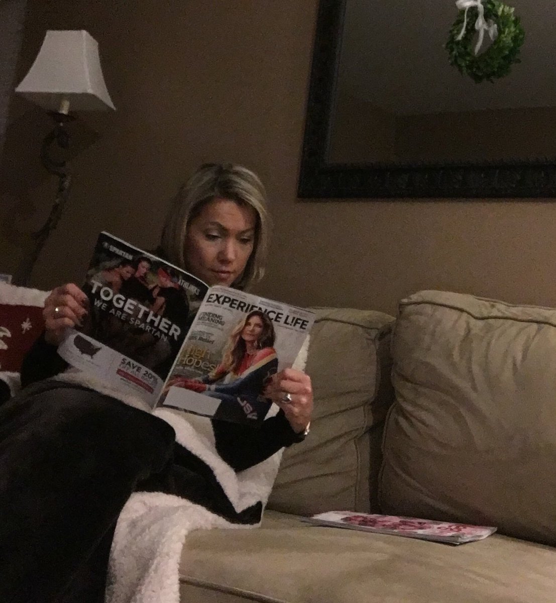 gmlovetolearn's tweet photo. Snuggled up with a cozy blanket and one of my favorite magazines. #HighcroftReads @HighcroftRidge #winterbreak #reading #literatelife #Lifetime #experiencelifemagazine https://t.co/vbYdE9DkE7