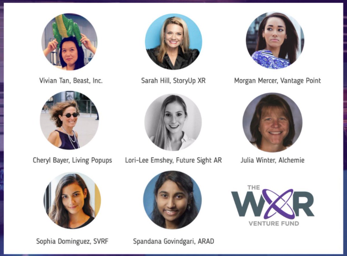 Awesome! The first WXR founder cohort has been announced. Excited for these ladies. cc @women_xr