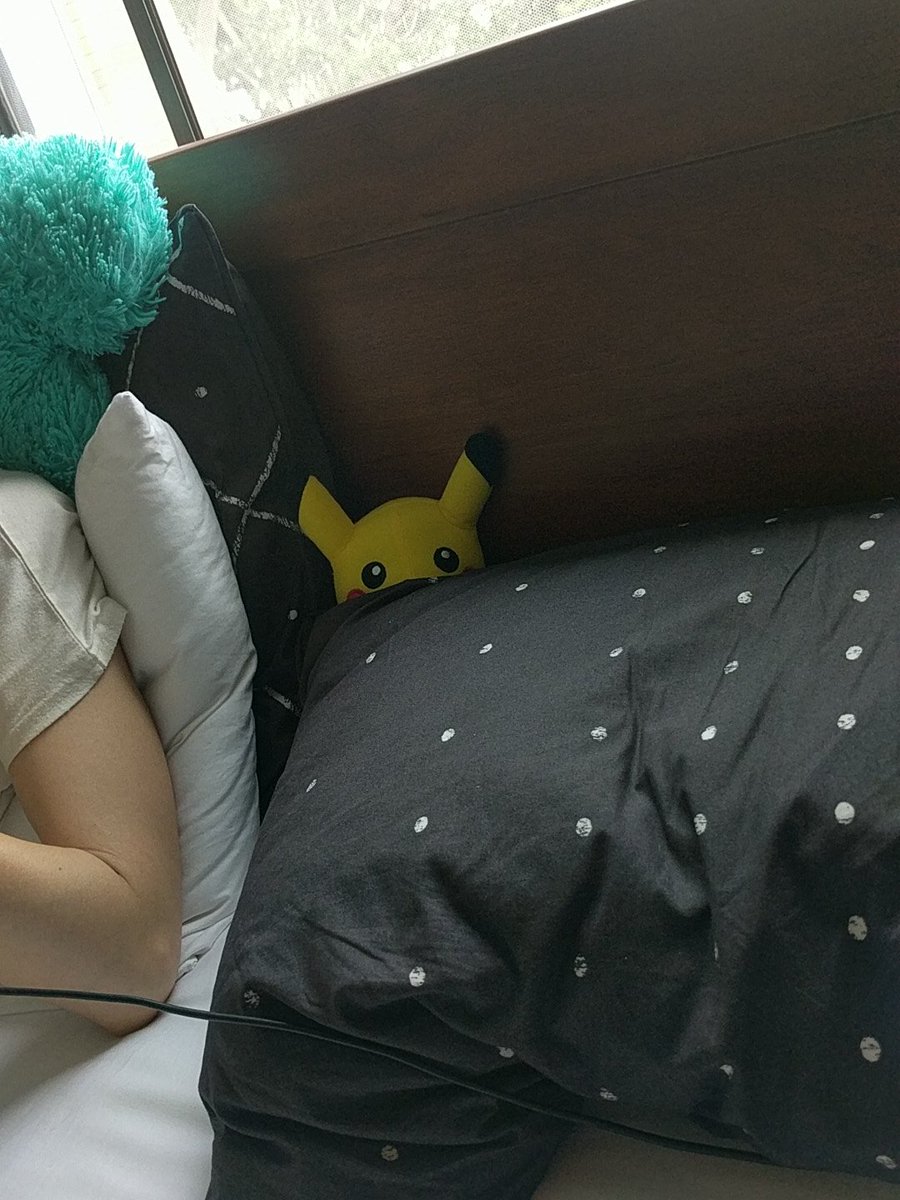 HiddenFoxGames's tweet photo. Wake up today and found a #pikachu  spying on me haha I win it for my #gf on an #arcade here on #sydney, best I being in so far (inside Sydney) it's called Archie's brothers https://t.co/rS6fsFatyg