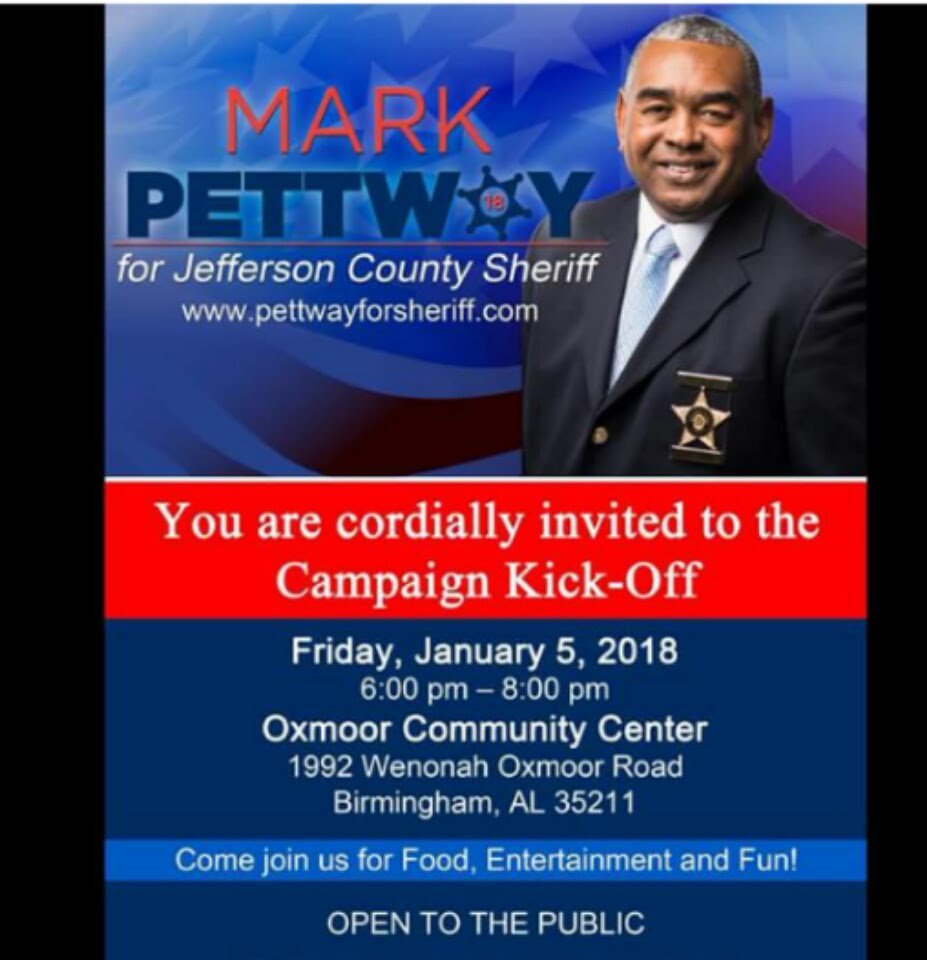 Vote Mark Pettway!!!
#Jefferson County Sheriff