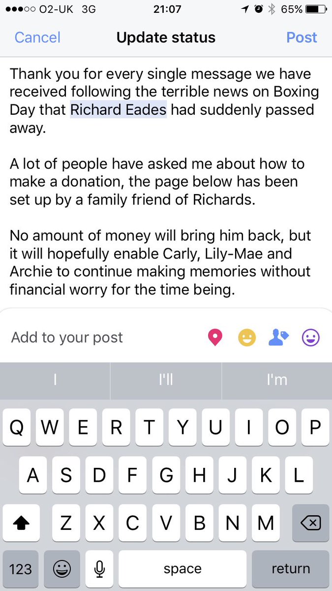 theboychalloner's tweet photo. Fund raising page for @Richard_Eades children thank you for every message 

Please RT
#wbafc 

https://t.co/R5GhhxxWmv https://t.co/yKun5LEyxA