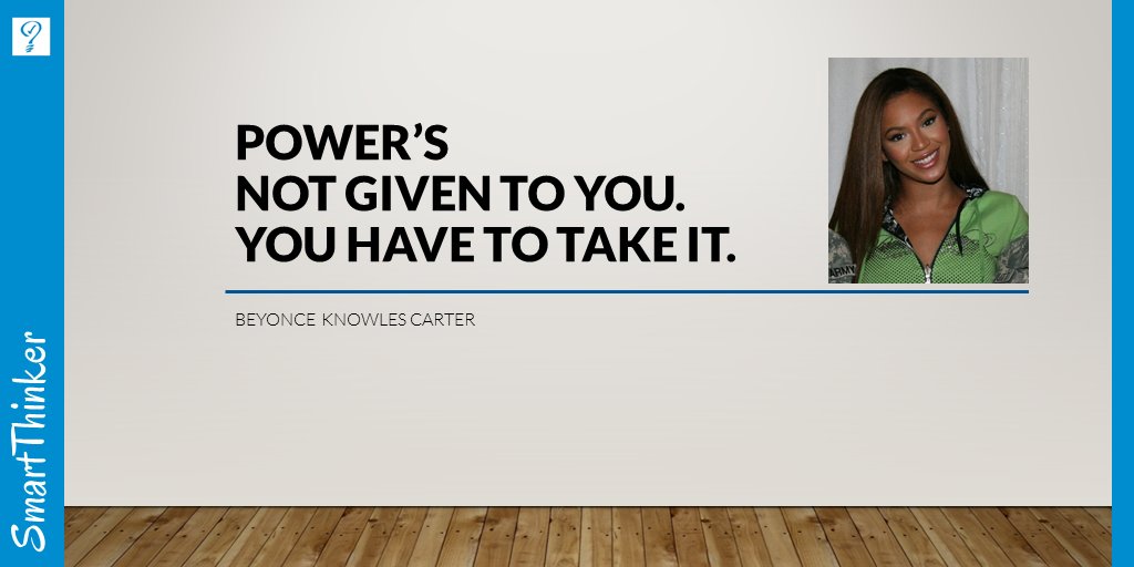 SmartThinker247's tweet image. Own your power, don't wait for someone else to give it to you.
