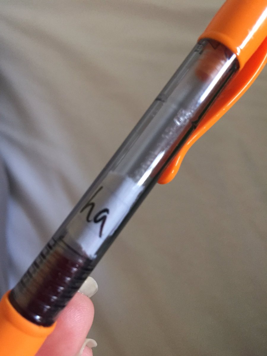 So I'm using this pen and realize that it's zohas and then I realize she fucking undid the whole pen to put a piece of paper wiTH HER NAME IN IT WHAT