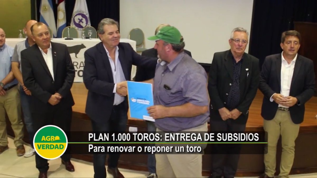 Agroverdad's tweet photo. #AgroVideo📺 
#ganaderia🐮
Para renovar o reponer un toro
Plan #1000Toros del @MinAgriCba y 2 lineas crediticias del @BancodeCordoba: 
Productores recibieron aportes por $30.000
► https://t.co/241s8YQg42 https://t.co/oMCU2GrIgn
