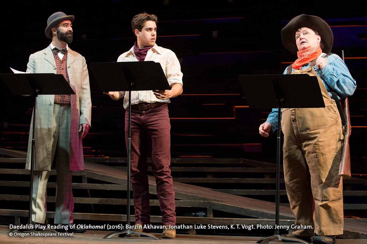 osfashland's tweet photo. #tbt: @BarzinAkhavan, last seen at OSF in 2015's #PericlesOSF & #HappiestSongOSF & 2016's #DaedalusOSF reading of OKLAHOMA!, returns for #OSF2018's #OthelloOSF & #OklahomaOSF. Welcome back, Barzin!! https://t.co/tuyRbFp1Zo https://t.co/YK9Sda9LsA