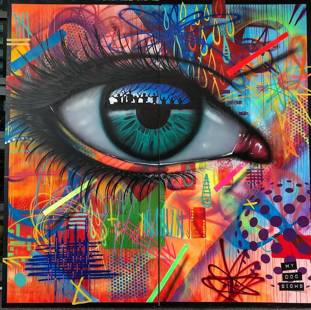 scottfineartwpb's tweet photo. #mydogsighs #streetart coming to the gallery this March when we open! #westpalmbeach #art #scottfineart #artgallery #contemporaryart #fineart https://t.co/uB68mKLOJy
