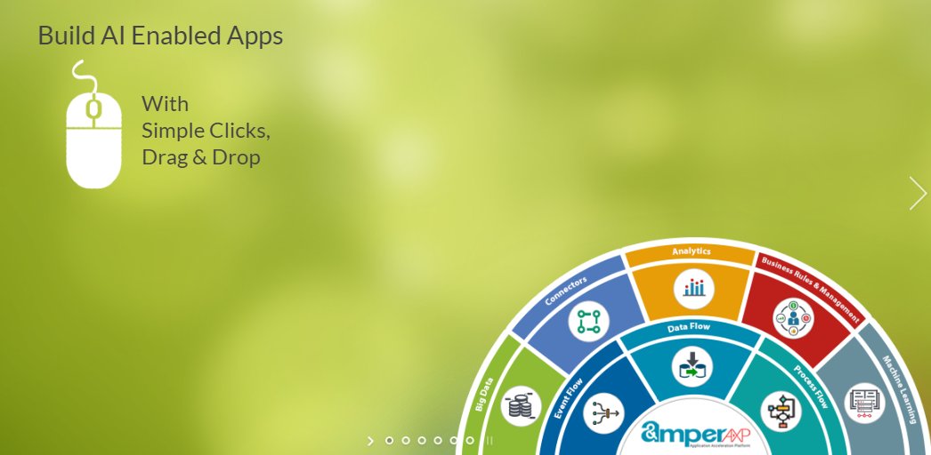 amperaxp's tweet photo. #Apps built smarter, faster and better. #AmperAXP is a drag-drop Rapid Application development ( #RAD) platform with Integrated #ArtificialIntelligence #CIO https://t.co/dnUkDAx3i9 #ML #AI #DigitalTransformation https://t.co/hITRA43T0m