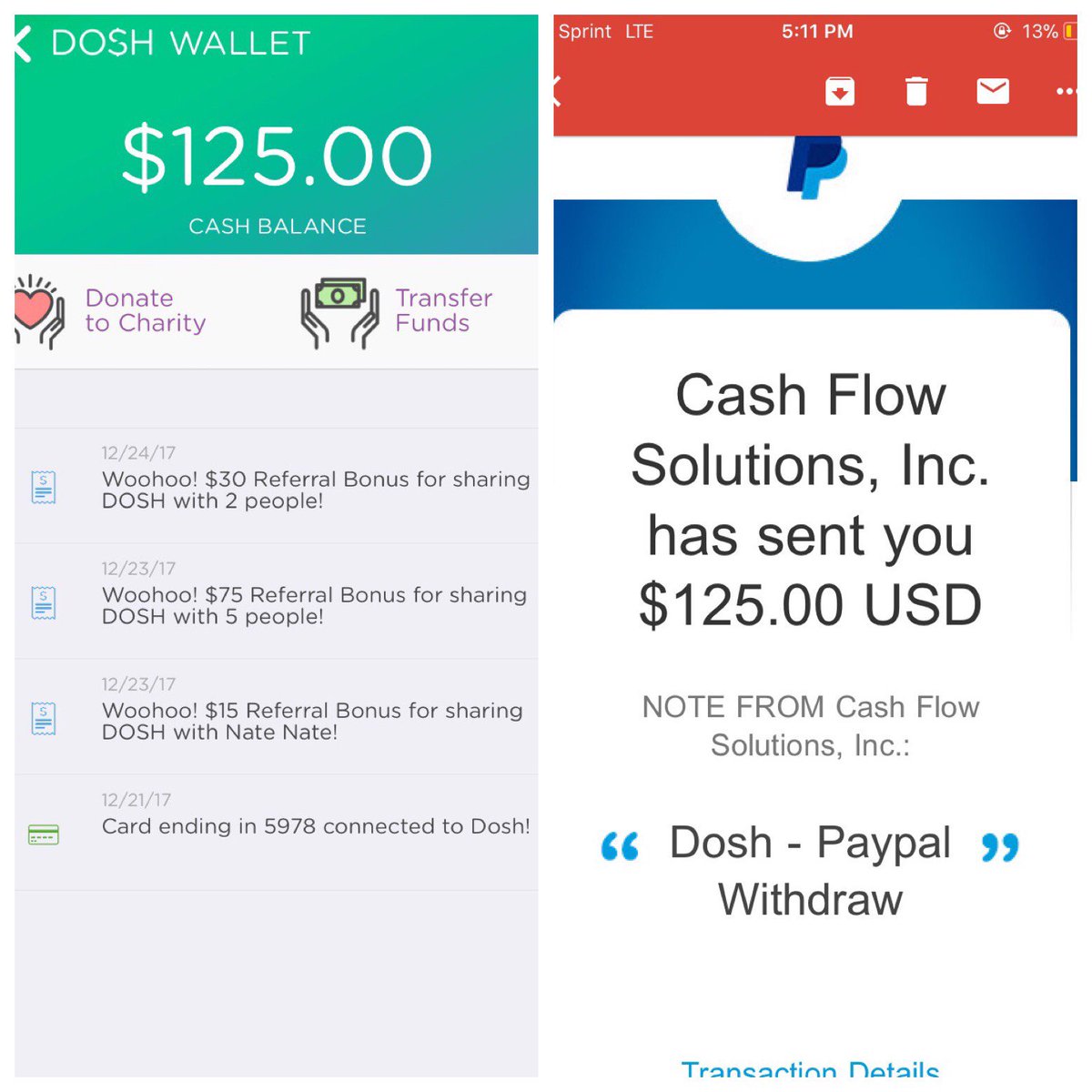 GotBeatss's tweet photo. Get FREE money for referring people to Dosh until December 31st . 

Download the app : https://t.co/fAd3K8gNSQ
 
Register &amp; add your Bank Card . 
* Prepaid is no longer accepted ! 🗣
Then share your link with others . 
You receive $5 in your Dosh account just for adding your card https://t.co/NIirPGtMWs