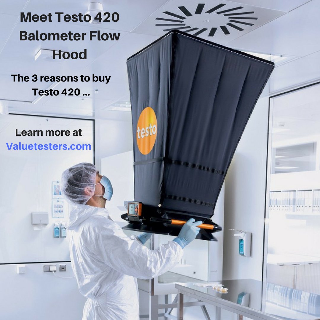 ValueTesters's tweet photo. Welcome to the modern age of #HVAC maintenance with #Testo420 #Balometer #FlowHood - accurate and extremely lightweight! Learn more and SHOP: https://t.co/KzfAeTGnwY https://t.co/U9N7QutMPv