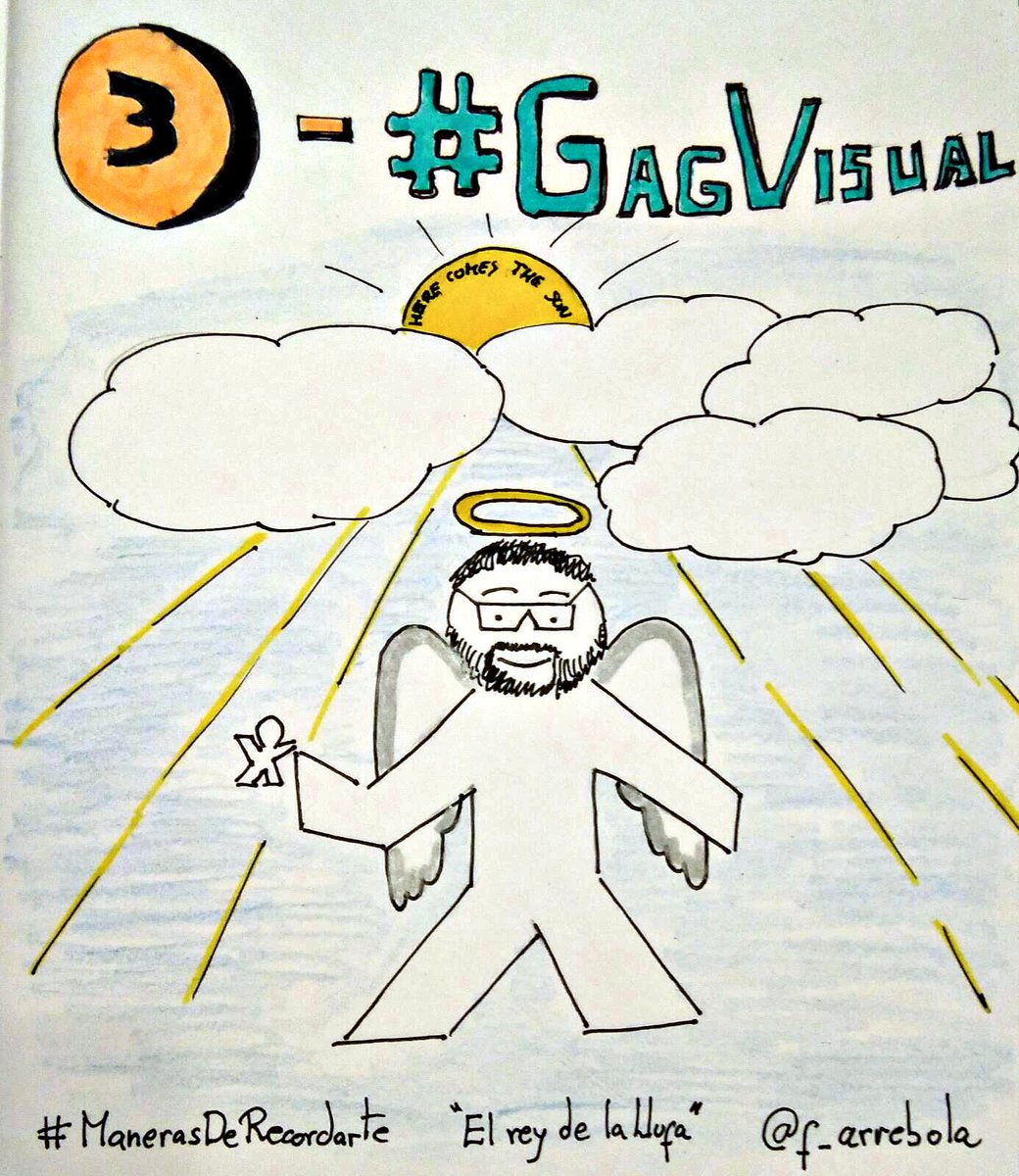 F_Arrebola's tweet photo. Aunque ya fuera del 28/12, no podía irme a dormir sin hacerte un pequeño homenaje x tanto q nos hiciste reír en uno de los días que más disfrutabas.😢 Gracias @garbinelarralde @AgoraAbierta por animarnos a intentarlo! #ManerasDeRecordarte #VisualMOOC #GagVisual #VisualThinking https://t.co/DJGAweHJPV