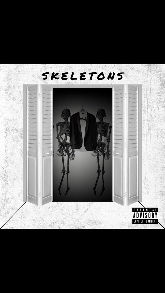 Skeletons by Lucky Outlaw will be released 12/30/2017 at 6 pm .. the track list which consist of 16 songs will be release tomorrow with a short detailed message explaining each song! #LuckyOutlawSkeletons