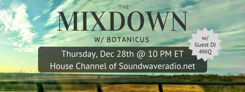 botanicusmusic's tweet photo. Tonight we get multi-national. Please welcome 4NIQ to the show :D https://t.co/knGXERfGlj