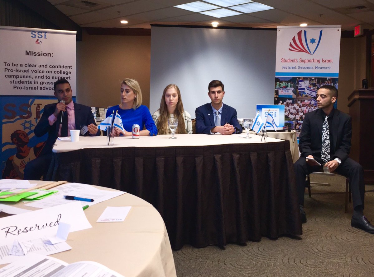 SSI_Movement's tweet photo. SSI leaders are the #heart & #soul of our #movement. Empowering Pro-Israel students is the only way we can win on #campus. #SSIinSD #Israel #panel @sophiswitty (alumnus) https://t.co/rYxvWGziOj