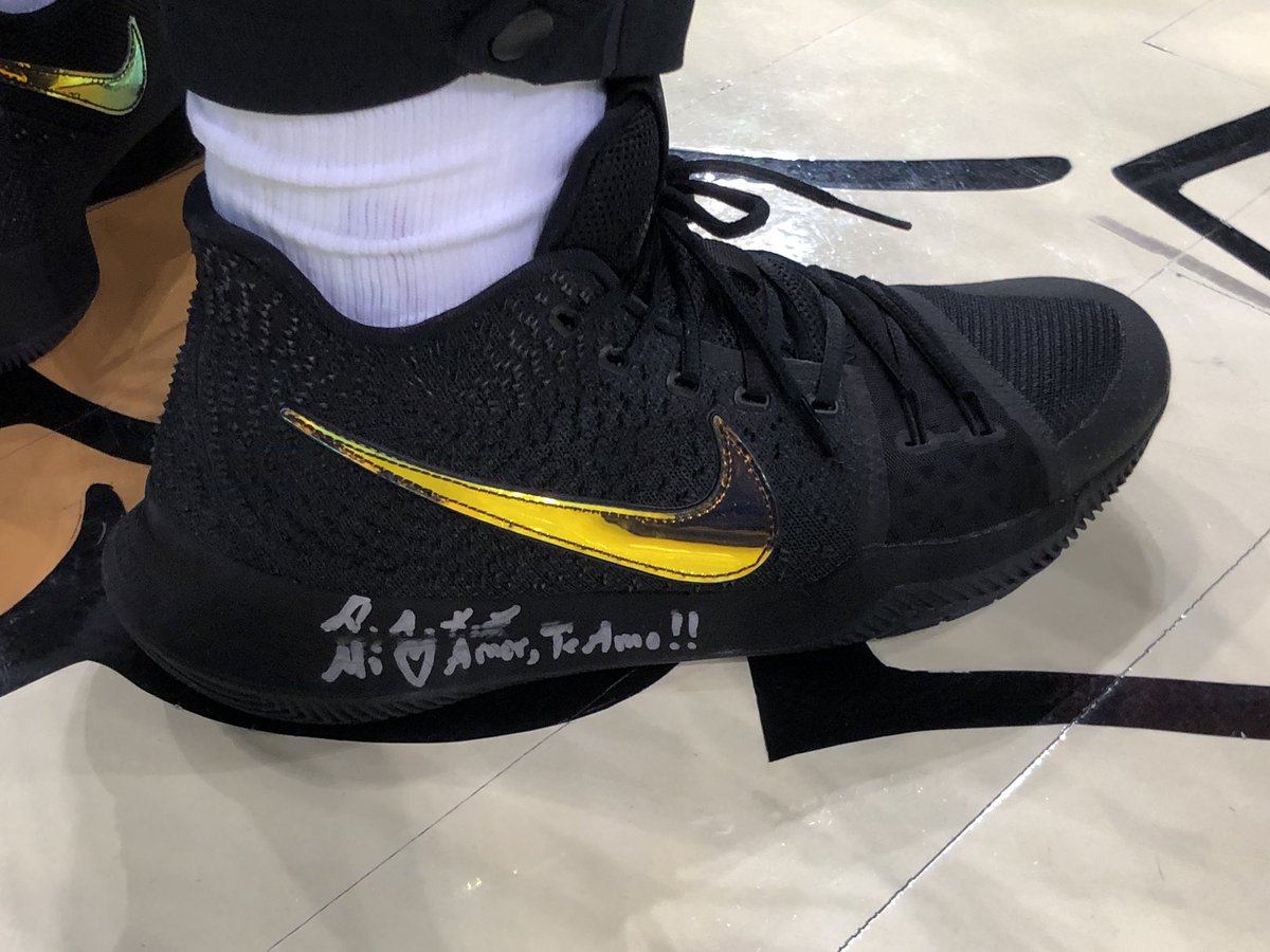NBA's tweet photo. 🔥 @KyrieIrving’s #NBAKicks! https://t.co/jVXDNGw9DR