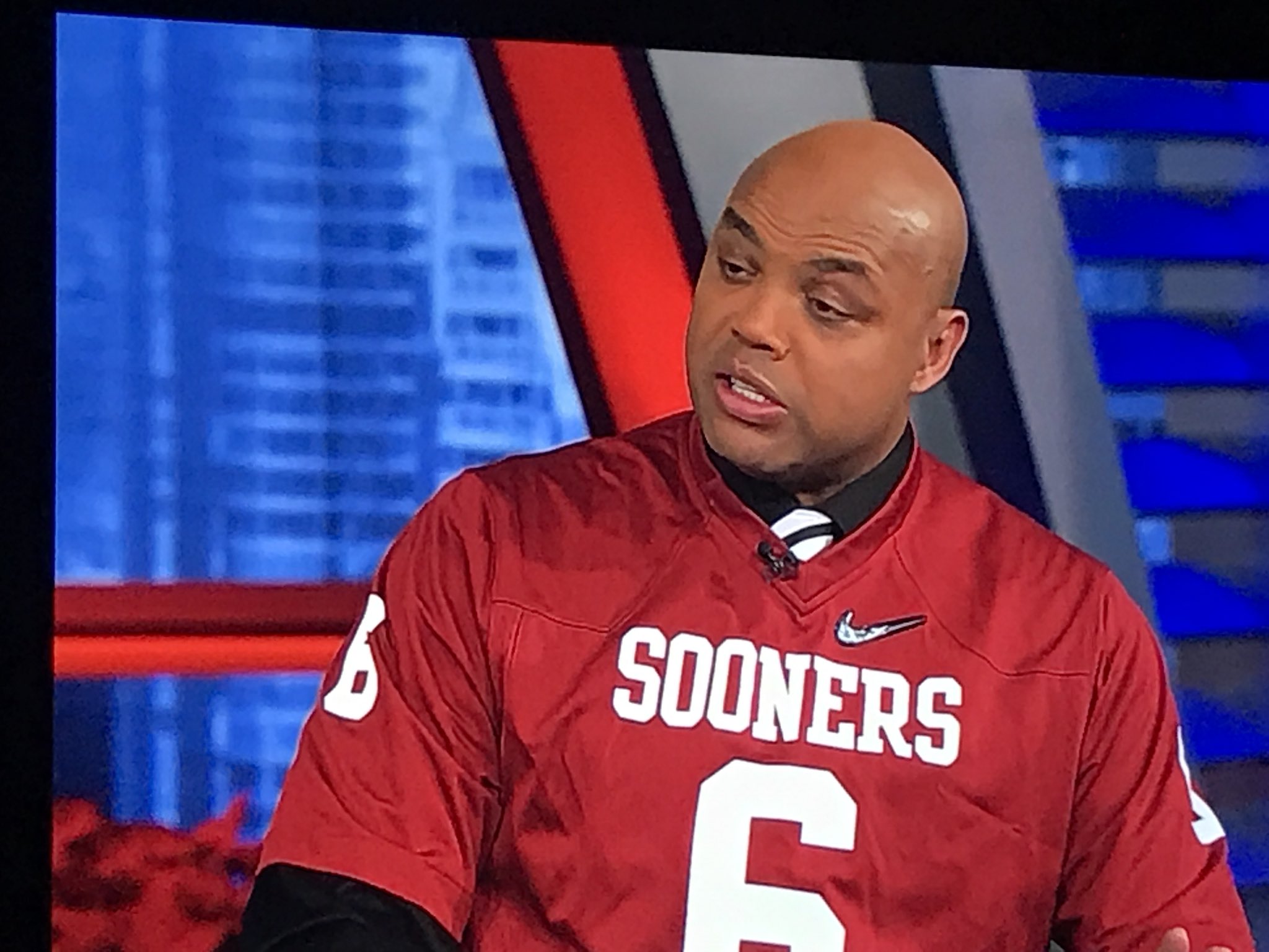 Jake Trotter on Twitter: 'Charles Barkley wearing a Baker Mayfield