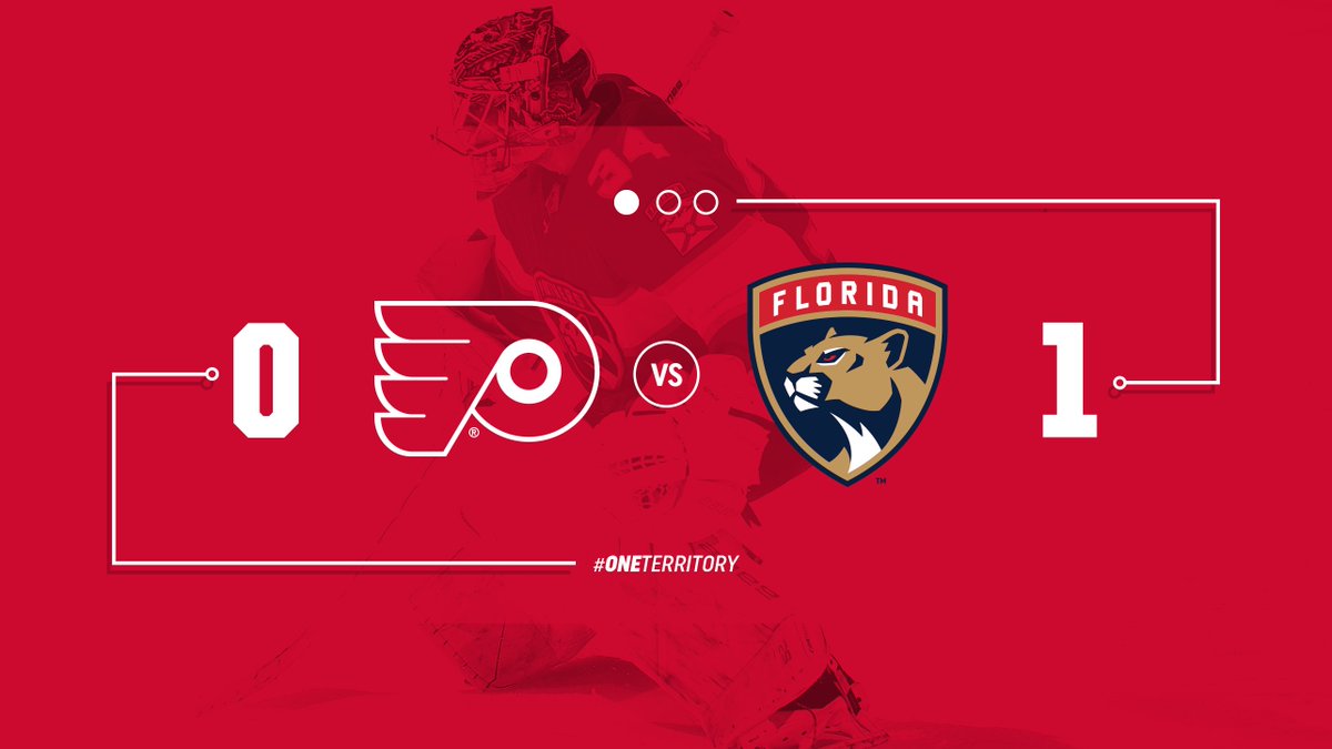 #Cats have the lead after 20 minutes. 😼 #PHIvsFLA https://t.co/TULqfTwBVX