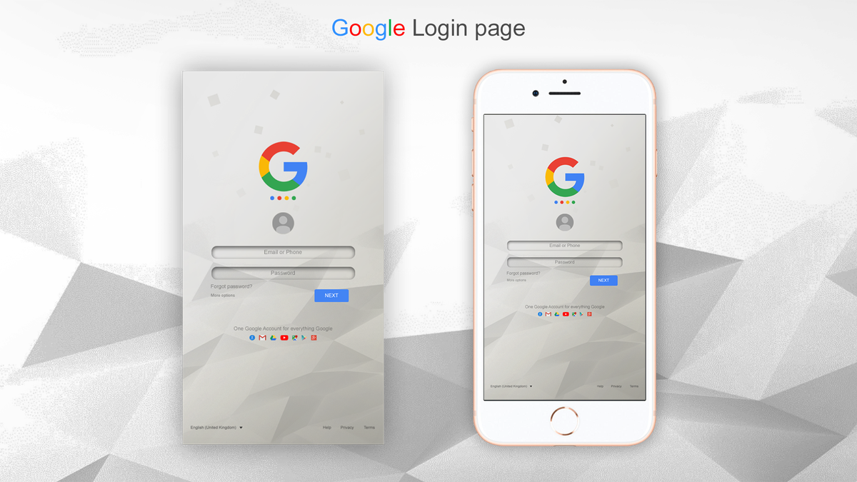 LetsGoJoshy's tweet image. Google Login Page Ui Design
#dailyui