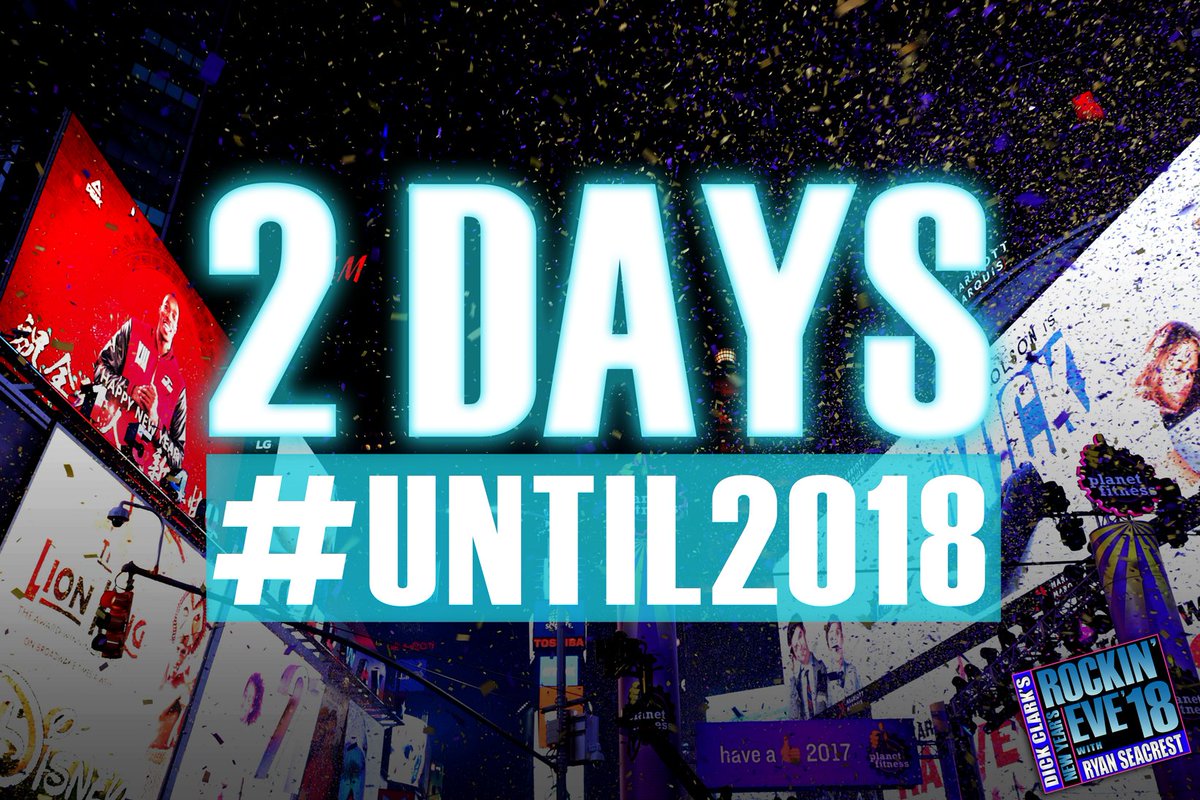 RockinEve's tweet photo. 2 DAYS #UNTIL2018! 

Make them count! ✅ https://t.co/D4Wmf7nAKU