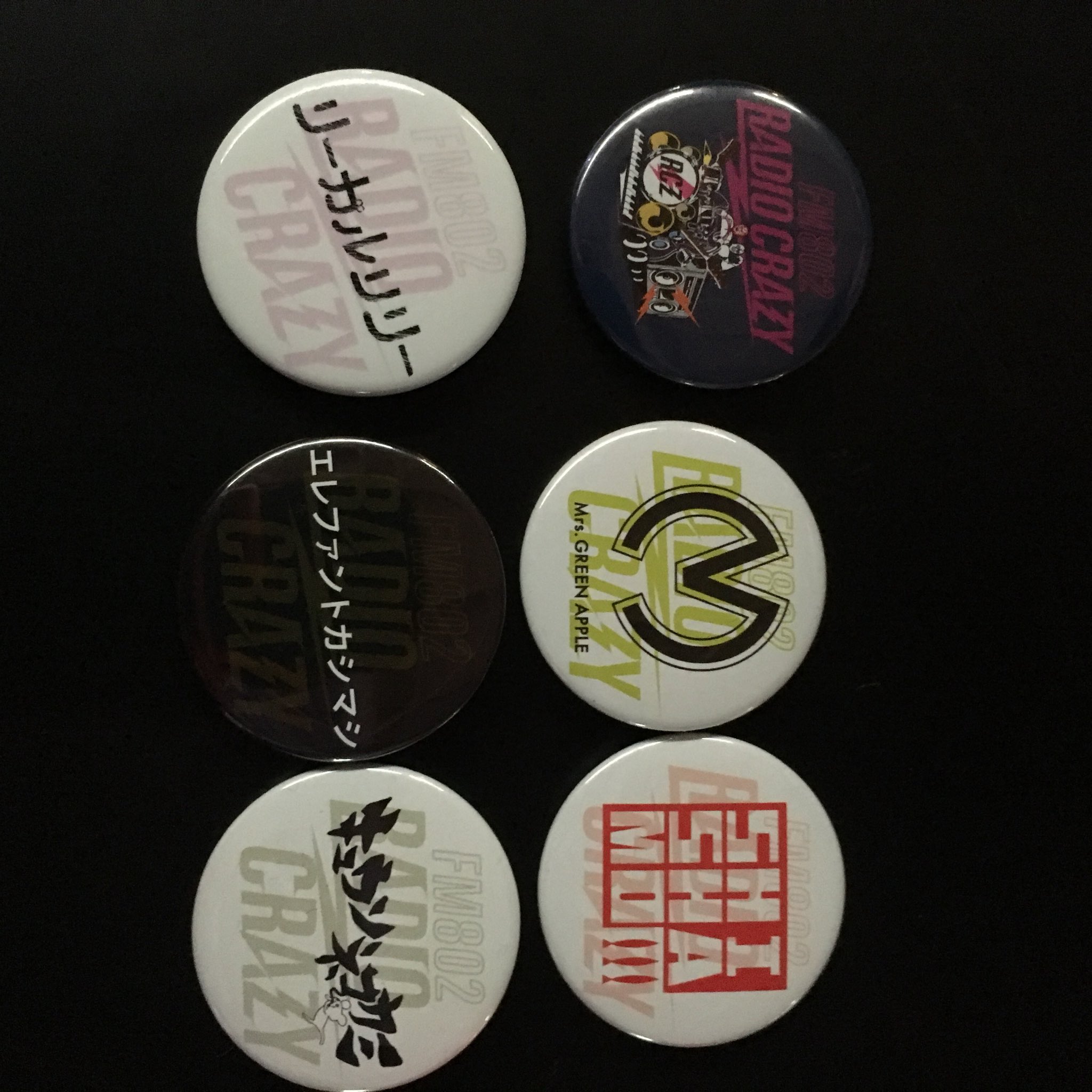 レディクレ缶バッジ （FM802 ROCK FESTIVAL RADIO CRAZY على X