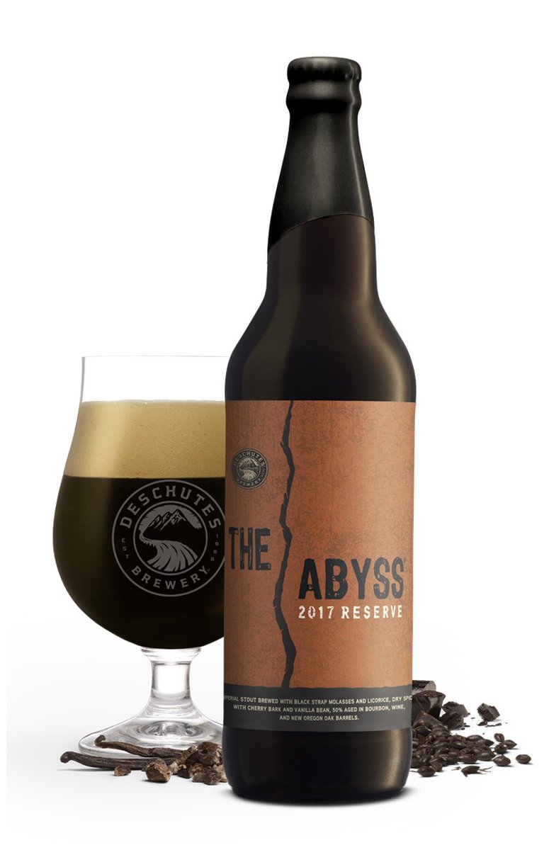 TopekaBeer's tweet photo. @DeschutesBeer Tap Invasion featuring Abyss at Old Chicago Topeka Jan. 10th at 6pm. https://t.co/tX38jQE5vx