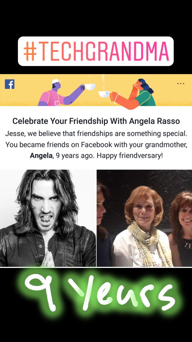 jessejackmusic's tweet photo. #techgrandma has had facebook for 9 years! Woah! 👍👍👍 https://t.co/1xeRrzWD4x