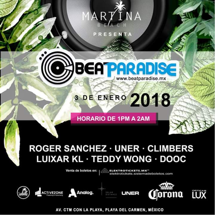 BeatParadiseMx's tweet photo. #MartinaBeachclub @beachmartina1 #ready día 1 #beatparadise c/ @rogersanche @Uner @climbersmusic @luixarkl @teddywongmusic #Dooc @memmexico https://t.co/xlbEiVgPCH