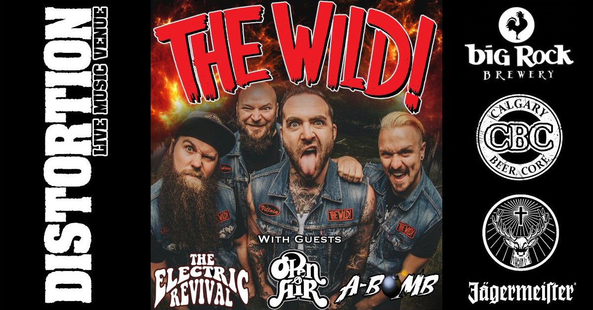 distortionyyc's tweet photo. New Year's Eve Bash with @TheWild_band and guests @The_Electric_RV @OpenAIRrock and A-Bomb! https://t.co/mroU2NBi4b Tix: https://t.co/NCOVnbMiev Presented by @BigRockBrewery @calgarybeercore @jagermeisterCA and #DistortionYYC #yyc #yyclivemusic #yycmusic #calgary #NYEyyc #NYE2018 https://t.co/CmtTaGCqpC