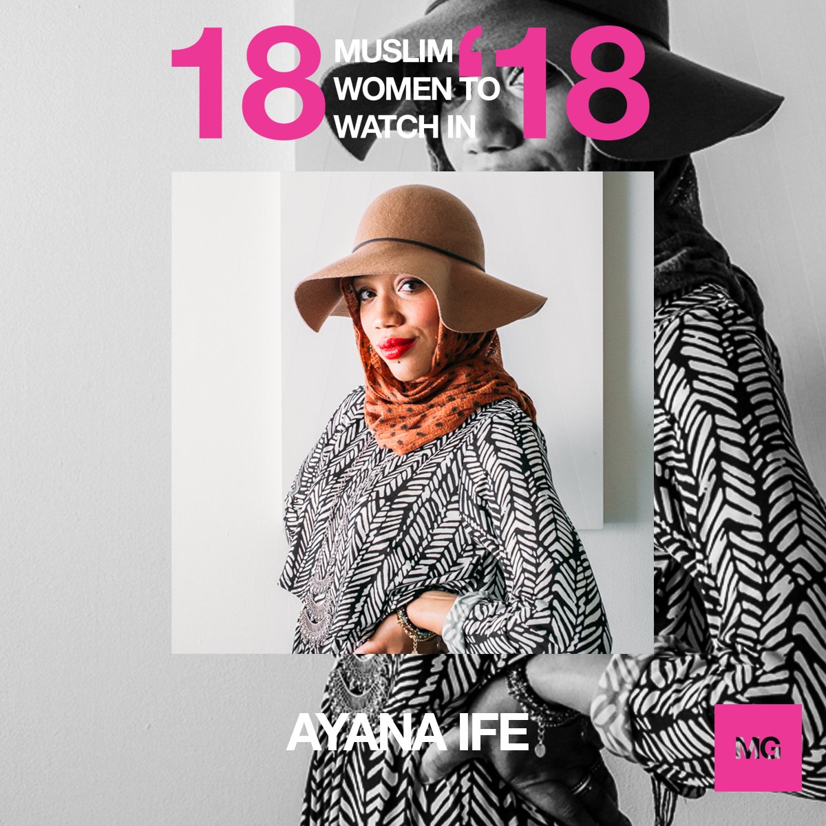 Modest fashion designer Ayana Ife competed in <a href="/ProjectRunway/">Project Runway</a> for its 16th season and came in second place. She states that her clothing line’s mission is to “keep sisters feeling fashion forward, influential, fearless and elegant.”
#MuslimWomen18: mgrl.co/muslimwomen18