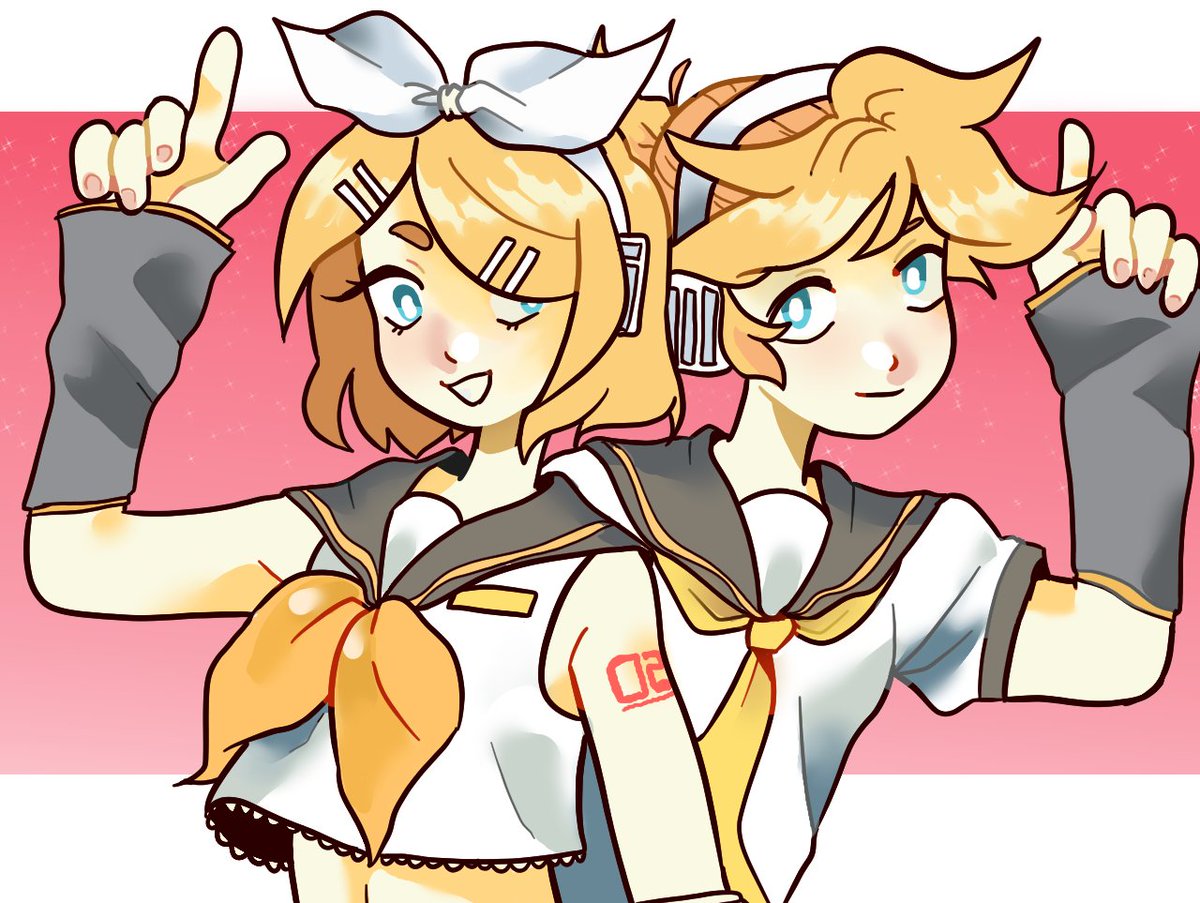 milkyykun's tweet image. Spicy twins #vocaloid #rinandlen #kagaminetwins