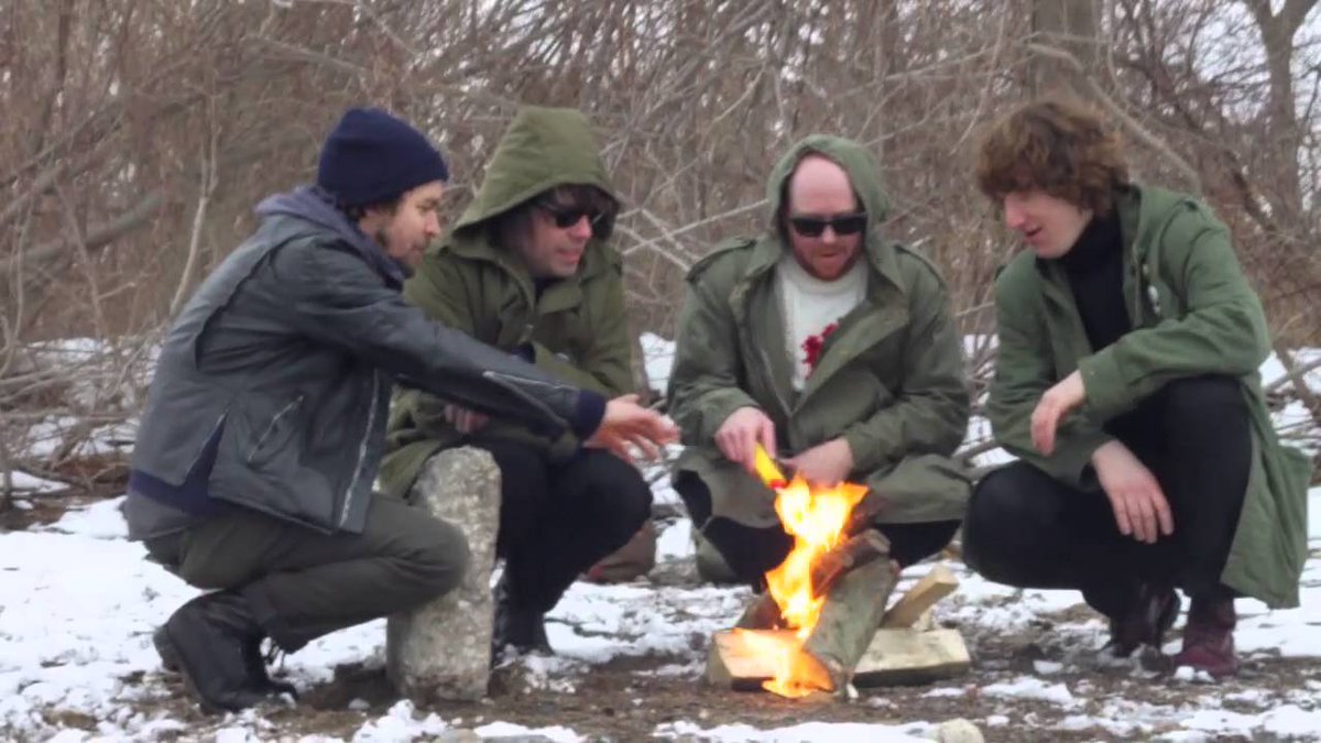 Live shot of <a href="/B17Band/">B-17</a> in a Toronto forest. "Stay alive boys. S'go."