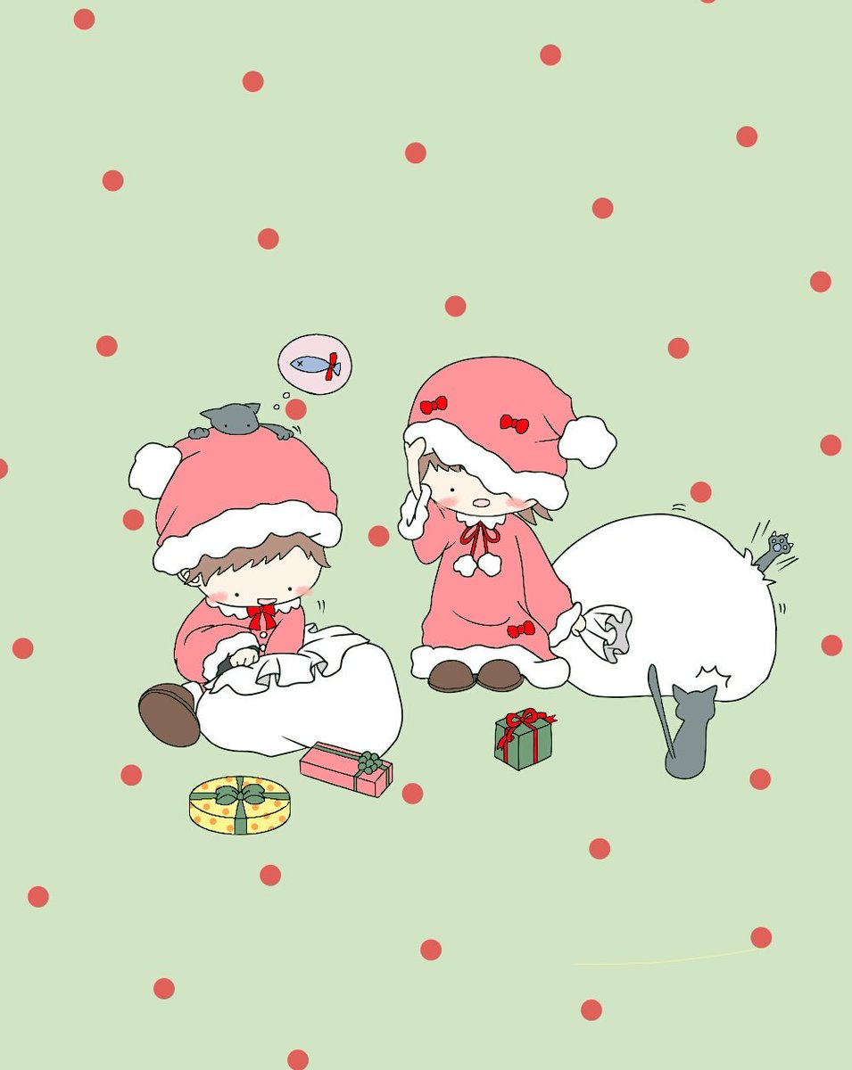 じゅき 朔 クリスマスとっくに終わったけど サンタさん クリスマス サンタさん 女の子 男の子 イラスト練習中 絵描きさんと繋がりたい T Co Gobxnh1znr