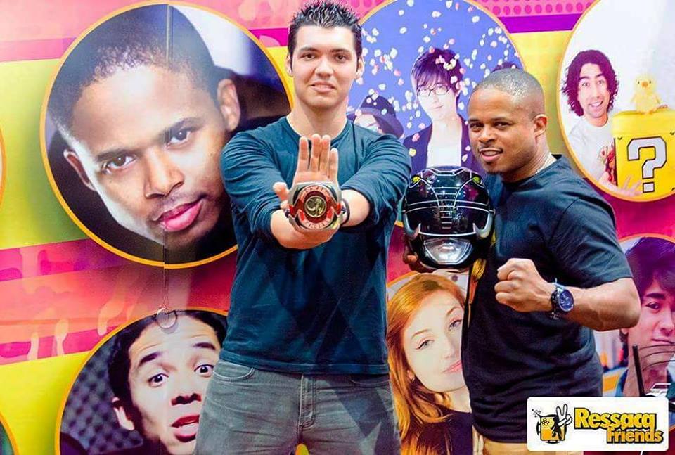 WalterMaues's tweet photo. Its Morphin time with @Walterejones  Zack, the original black Ranger MIghty Morphin in SP Ressaca Friends 2017 It was a great honor to see you again in Brazil and I hope to see you more often. You are the best Ranger https://t.co/0tGeJvRHqu