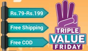 Triple Value Friday Rs.79 to Rs.199 – Shopclues shoppingdealsguide.com/triple-value-f…