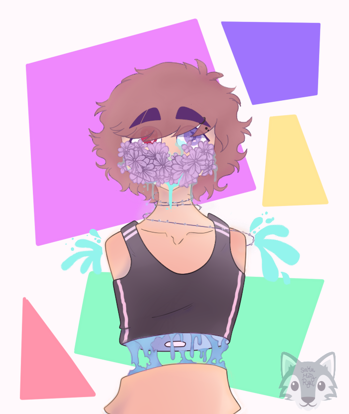 Kusa_MitsukiRyu's tweet photo. #PastelGore(?  DESPUÉS DE 84 AÑOS SIN DIBUJAR , HE VUELTO 

-SIGH- bueno , ahora que lo pienso y veo he mejorado en el coloreado :0 https://t.co/6LbqU9Wlvz