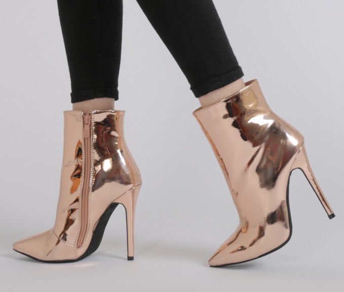 Harlee Metallic Pointed Toe Ankle Boots from <a href="/PublicDesire/">Public Desire</a>!x #mjstylingrecommended #fashion #stylist #PersonalShopper #londonstylist