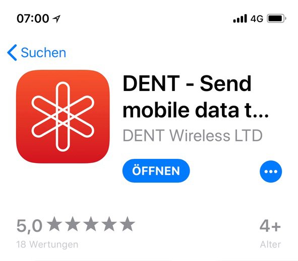 dentcoin's tweet photo. DENT iOS App launch yesterday went very smooth, over 1000 users downloaded the app in the first 12 hours! Clean 5 Star reviews on App Store. Get your DENT App here and get 30 DENT for free mobile data: https://t.co/9M09yMCsAP  #eth #btc #dentcoin #data #topup https://t.co/TRU33P81rc