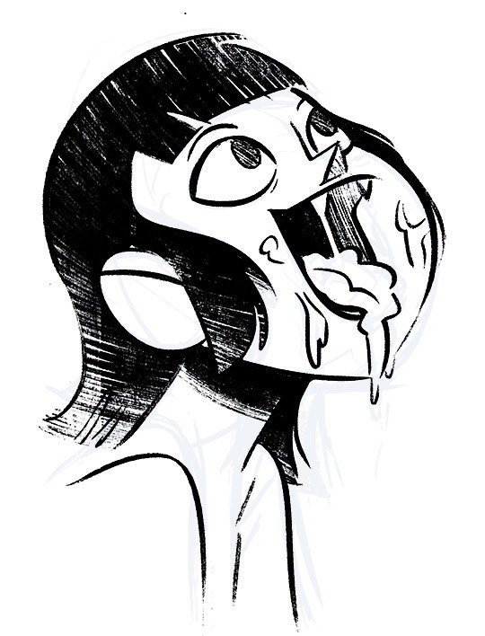 Si papá te lo juro solo bebo grandes cantidades de espesa caliente y olorienta se...sangre.. claro ejem...