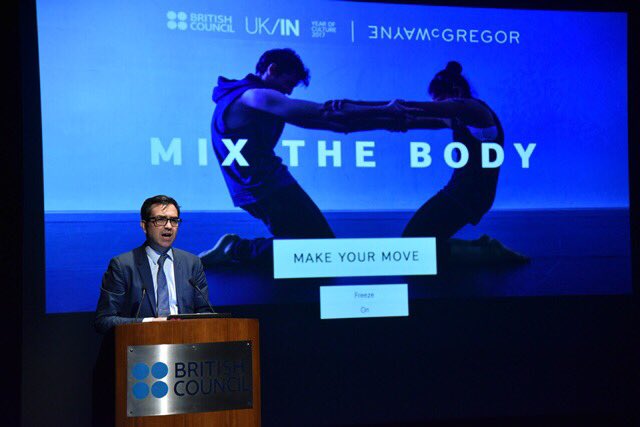 alangemmell's tweet photo. #17for17 #17 Launching #MixTheBody with @WayneMcGregor and breathtaking music from @maxrichtermusic @jon_hopkins_ @blotin #welovedance #welovedigital https://t.co/LXKyfCBs1n