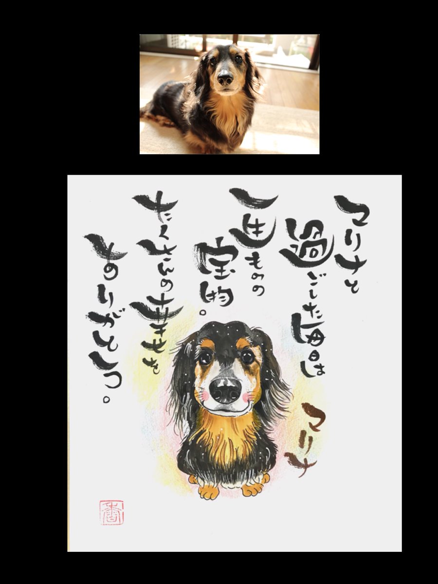 お地蔵さん 今日の一枚 ペット似顔絵心書 Marina To Happy 様からのご依頼 マリナたんと ご依頼主様のお名前の一文字を入れた心書を添えて 本当に 日々が宝物ですね この度はありがとうございました 手描き 手描きイラスト ペット お地蔵さん 今日の一枚 ペット似顔絵心書 Marina To Happy 様からのご依頼 マリナたんと ご依頼主様のお名前の一文字を入れた心書を添えて 本当に 日々が宝物ですね この度はありがとうございました 手描き 手描きイラスト ペット