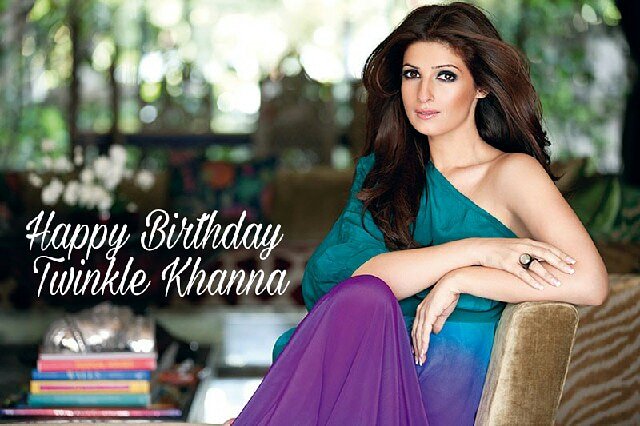 Here\s wishing the beautiful-Twinkle Khanna, a very happy birthday! 